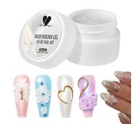 Gel de sculpture à ongles - Gel solide 3D, constructeur non collant | Extension de moulage de sculpture professionnelle, décoration artistique de manucure créative pour les femmes débutants FILLES GIL