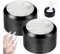 Gel de sculpture de gel à ongles 3D, 2pcs 15 ml Facile à façonner la sculpture des ongles pour la des motifs pour les art bricolage la maison