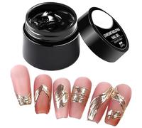 Gel de sculpture d'ongles - Solution de gel dur LED, constructeur d'extensions d'ongles transparents | Formation à séchage rapide pour la conception d'art, formule de résultats de salon de qualité