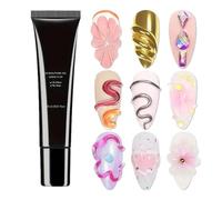 Gel de sculpture Nagel, gel de modélisation 3D 15 ml | Décoration de manucure de colle modèle avec renforcement d'adhésion pour les femmes filles et les débutants Salon de pratique à la maison