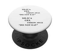 Gel de silice - Ne Pas Manger : Jeter Ironic Meme PopSockets PopGrip Adhésif