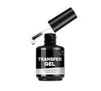 Gel De Transferencia De Láminas Para Uñas 15 Ml | Adhesivo Fuerte Para Manicura Con Láminas | Gel De Curado Con Luz UV Para Pegatinas De Arte De, Duradero Fácil Para Salón Hogar