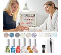 Gel de Vernis - 1 Set De Cosmétiques Pour Manucure | Vernis À Ongles Pour Les Filles - pour Mère Petite Amie Épouse Salon à la Maison Rassemblement Plage Voyage Rencontres Déplacement
