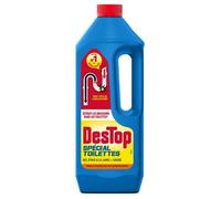 Destop gel déboucheur spécial toilettes - détruit les bouchons des WC - avec javel - 1L