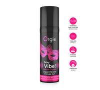 Lubrifiant stimulant gel intime vaginal crème anale Sexy Vibe à base d'eau