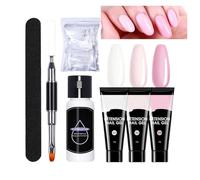 Gel d'extension pour les ongles Set de gel de construction pour la manucure | Set de Sculpture Ongles pour les femmes et les filles, à la maison, au salon de la beauté, en vacances, pour la fête e