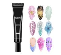 Gel D'impression Pour Ongles 3D - Gel Super Adhésif | 15 Ml Gels Adhésif Manières Et Pierres Précieuses | Sceau De Séchage Rapide Élevé Idéal Pour Le Professionnel Et Faites-le Vous-même