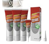 Gel dissolvant de moisissure, gel de nettoyage domestique puissant pour les espaces de carrelage de salle de bain et de cuisine, nettoyage des murs, formule sûre qui n'endommage pas les espaces de