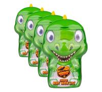 Gel douche 2 en 1 Accentra DINOPARK ADVENTURE pour le corps et les cheveux - Gel douche et shampoing en flacon dinosaure, design dinosaure, 400 ml, parfum pomme, idée cadeau pour enfants et garçons