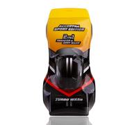 Gel douche 2 en 1 Accentra RACING Corps et Cheveux - Douche et Shampoing Soin en Flacon Voiture, Gel Douche Design Voiture, 300 ml, Parfum Océan, Idée Cadeau Enfant et Garçon