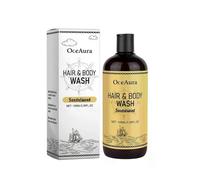 Gel Douche 2 En 1 Au Bois De Santal Pour Tous Types De Peau, 100 Ml - Hydratant Et Nettoyant Doux A L'aloe Vera Et A L'extrait De Noix De Coco