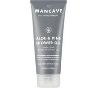 Gel Douche Aloe Vera Et Pin 200 Ml Gel Douche Hommes, Gel Douche Peaux Sensibles, Sans Sulfate, Naturel, Vegan, Tube Plastique Recyclé, Fabriqué En Angleterre
