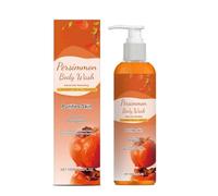 Gel douche au kaki, contenant des extraits de kaki et de thé vert, élimine efficacement les odeurs, notamment des aisselles, de l'intérieur des cuisses et des pieds - savon déodorant naturel