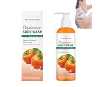 Gel douche au kaki pour contrôler les odeurs corporelles, savon déodorant naturel pour réduire les odeurs, gel douche pour femmes et hommes, savon naturel pour hommes et femmes (1 PCS)