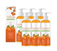 Gel douche au kaki pour une odeur intense, gel douche naturel à l'extrait de thé vert, nettoyant et hydratant en profondeur pour hommes et femmes, parfum frais, 120 ml (6)