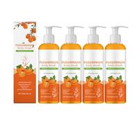 Gel douche au kaki pour une odeur intense, gel douche naturel à l'extrait de thé vert, nettoyant et hydratant en profondeur pour hommes et femmes, parfum frais, 120 ml (4)