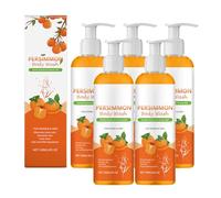 Gel douche au kaki pour une odeur intense, gel douche naturel à l'extrait de thé vert, nettoyant et hydratant en profondeur pour hommes et femmes, parfum frais, 120 ml (5)