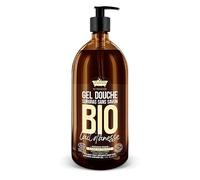 Gel Douche BIO au lait d'ânesse 1L - Surgras Sans Savon - Les Petits Bains de Provence - Made in Provence - Made in France - Visage Corps Cheveux - Peaux Sensibles