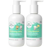 Gel Douche Bio Enfant 200ml - Shampoing Honey Mousse 200ml - 100% Biodégradable Et Recyclable.