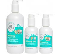 Gel Douche Bio Enfant 200ml - Shampoing Honey Mousse 200ml - Eau Nettoyante Sans Rinçage 500ml - 100% Biodégradable Et Recyclable.