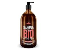 Gel Douche BIO Feuille de Figuier 1L - Surgras Sans Savon | Certifié COSMOS ORGANIC Ecocert - Gel Lavant Visage Corps Cheveux - Hydratant Aloe Vera - Made in France