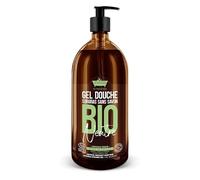Gel Douche BIO Neutre 1L - Surgras Sans Savon - Les Petits Bains de Provence - Made in Provence - Formule Vegan - Made in France - Visage Corps Cheveux - Peaux Sensibles