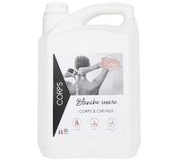 Gel douche corps et cheveux Blanche Ivoire au parfum jasmin coco. bidon de 5L