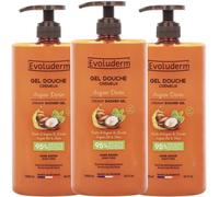 Gel Douche Crémeux Argan Divin-1000 Ml-95% D'origine Naturelle-Végan-Fabrication Française-Lot De 3 X 1000 Ml