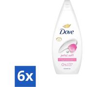 Gel douche Dove Petal Soft - sans sulfate - 250 ml - Pack avantage - 6 pièces