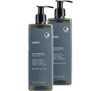 Gel Douche Et Shampoing 2 En 1-2 X 480 Ml-Soin Lavant Corps Et Cheveux À L'extrait D'ortie Blanche-Formule Vegan & Certifiée Ecolabel