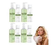 Gel douche et shampoing au jasmin - Gel douche et shampoing nourrissant à la mousse riche, pour tous types de peau et de cheveux, parfum naturel longue durée, pour une douche quotidienne (4 ensembles)