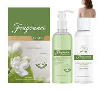 Gel douche et shampoing au parfum de jasmin, renforce les cheveux, nourrit la peau, améliore le teint, nettoie en douceur et retient l'hydratation de la peau, rafraîchissant (1pcs)