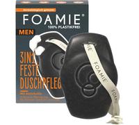 Gel Douche Et Shampooing Solide Pour Homme Au Charbon Actif Et Bois De Rose, Douche Fixe 3 En 1 Et Nettoyant Du Visage Puissant Parfum Boisé, Soin De Douche Pour La Peau Et Les Cheveux, 90 G