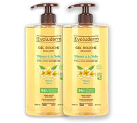 Gel Douche Exaltant Monoï À La Folie-1000 Ml-95% D'origine Naturelle-Végan-Fabrication Française-Lot De 2 X 1000 Ml