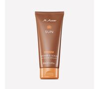 M. Asam SUN Shower & Scrub (200ml) - 2-en-1 Gel Douche Exfoliant Pour le Corps, Gommage exfoliant pour préparer la peau au soleil ou à l'autobronzant, Hydratant & Rafraîchissant