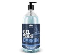 Gel Douche Homme 1L Embrun Les Petits Bains de Provence - Format Familial | Surgras Sans Savon | Visage Corps Cheveux | Made in France Provence | Testé Dermatologiquement