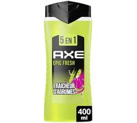 Gel douche homme fraîcheur d'agrumes 5 en 1,400 ml