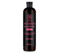 Gel Douche Homme Passion 500 ml - Gel à l'Huile Essentielle de Vétiver - Huile Essentielle de Patchouli - Soin de la Peau - Nettoyant et Soin - Parfum Frais - Arôme Masculin - Nettoyant Corps pour Lui