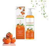 Gel douche kaki, gel douche persimmon, rafraîchissant, désodorisant efficace, parfum longue durée - Convient pour les hommes et les femmes, hydratant, démaquillant doux pour tous les types de peau (1)