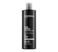 Gel Douche ManCave Oud Wood 500ml, parfum de luxe Oud, Patchouli et Cuir, gel douche hydratant et nettoyant pour hommes, sans sulfates, végan, sans parabènes, sans cruauté, ingrédients naturels