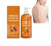 Gel douche naturel à la papaye aux extraits de plantes pour l'hydratation - Lessive corporelle légère et hydratante - Nettoyage en douceur et parfum rafraîchissant - Crée une mousse soyeuse (1 pièce)