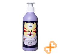 Gel Douche Naturel YOPE Pour Enfants Canneberge Lavande 400ml Nettoyant