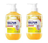 Gel douche nettoyant en profondeur au soufre, gel douche quotidien, dites adieu à l'acné et profitez d'une peau lisse (2 pcs)