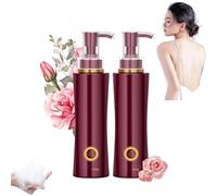 Gel douche parfum roseGel douche parfum rose, 500 ml Gel Golden Glow, gel hydratant aromatique, parfum floral longue durée 48 heures, pour tous les types de peau (2pcs)
