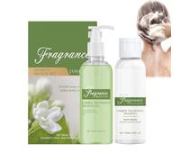 Gel Douche-Shampoing Au Jasmin, Coffret Shampoing Et Gel Douche Parfumé Au Jasmin, G-el Dou/che Moussant Parfumé, G-el Do/uche Moussant Hydratant Naturel, Savon Nettoyant Doux Et Hydratant (1 Set)
