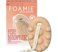 Gel Douche Solide Au Lait De Papaye Et D'avoine, Effet Massant, 100% Végétalien, Silicone Plastique Et Non Testé Sur Les Animaux, Soin Intensif, 80g