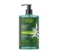 Gel Douche Surgras Hydratant Peau Sèche - Bambou - Sans Savon - Visage & Corps - Peaux Noires, Mates et Métissées - Nettoyant Doux - 750 ml - Laboratoire Château Rouge