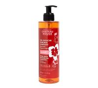 Gel Douche Surgras Hydratant Peau Sèche - Monoï - Sans Savon - Visage & Corps - Peaux Noires, Mates et Métissées - Nettoyant Doux - 400 ml - Laboratoire Château Rouge