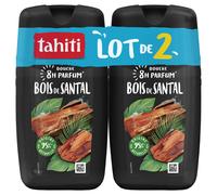 Gel douche Tahiti bois des tropiques, flacon de 250 ml, lot de 2