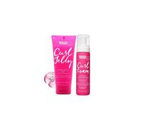 Gel e Scrunching Curl Jelly & Mousse Curl Foam Styling Duo - Gel et mousse capillaires Curl Control v g taliens et sans cruaut pour